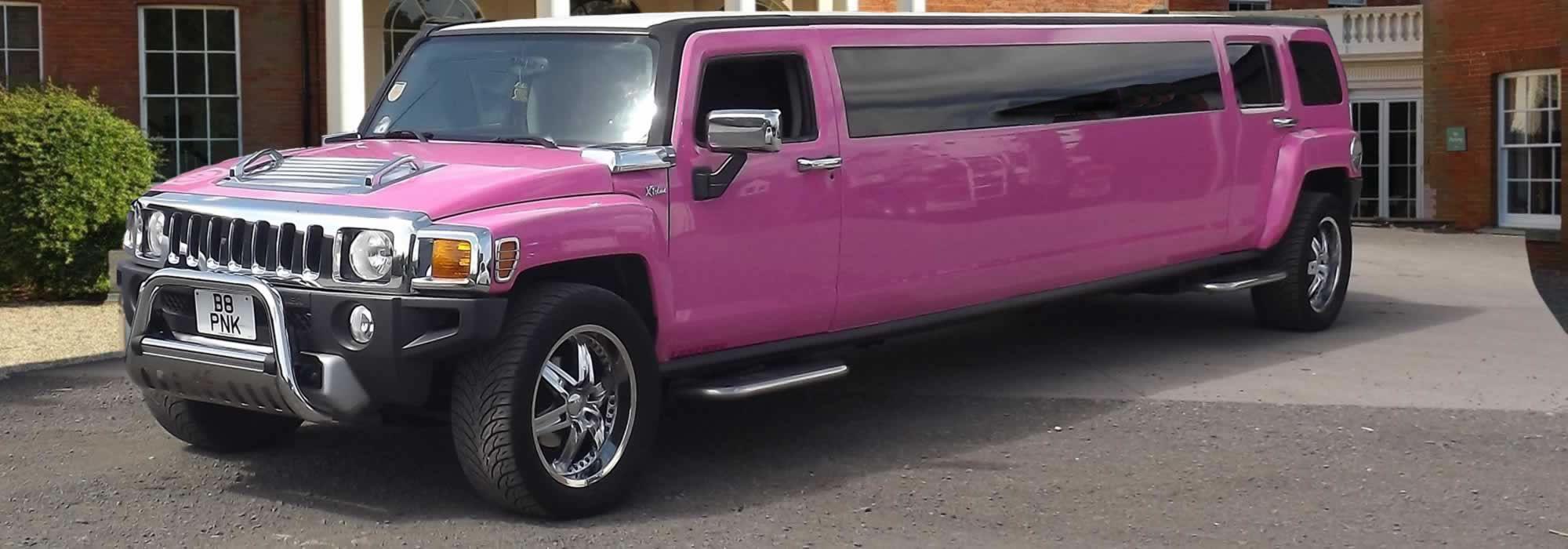 Pink Hummer Logo - Pink Hummer H3 Limo from Herts Limos