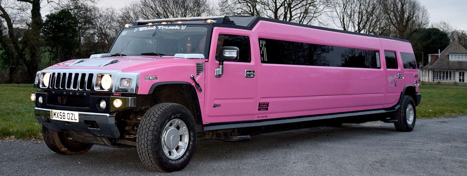 Pink Hummer Logo - Pink Hummer Limo in London | Coverage | Goldline Executive Travel