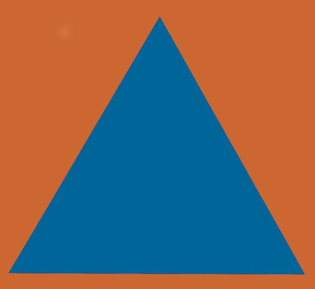 Blue Triangle Logo - Emblem of the International Civil Defence Organisation
