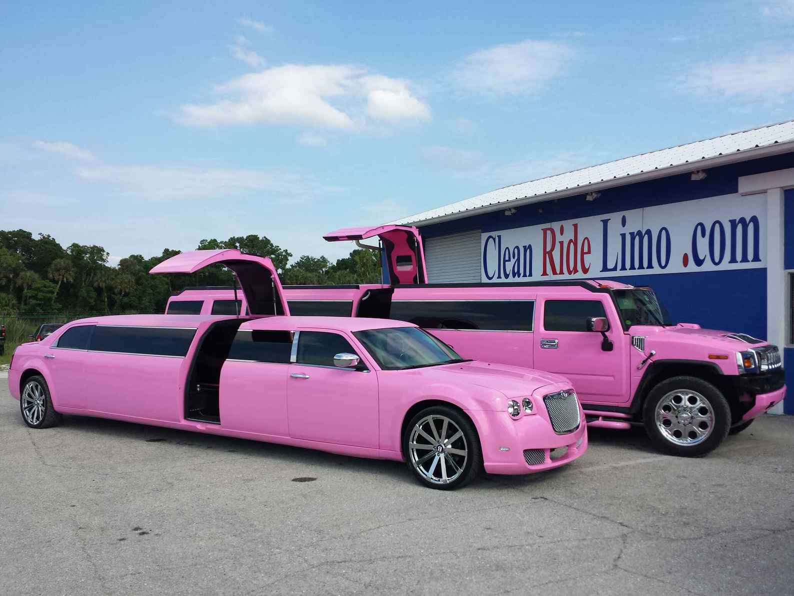 Pink Hummer Logo - Pink Hummer Limo | Clean Ride Limo