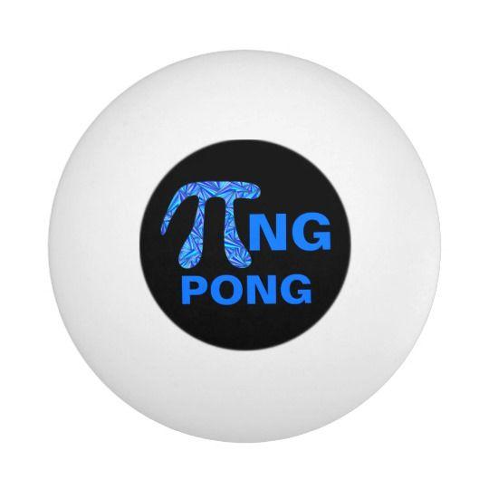 Z in Blue Circle Logo - Z Blue Pi Symbol Math Geek Funny Pi ng Pong Design Ping Pong Ball