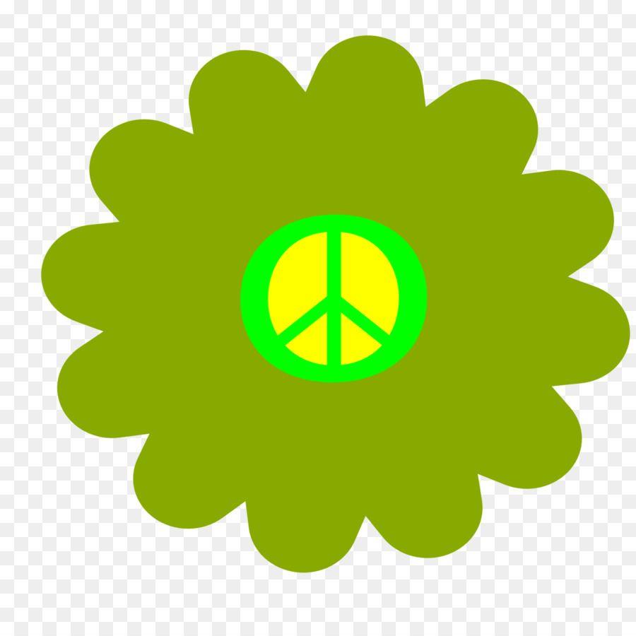 Hippie Flower Logo - Flower Logo Green And Yellow - Flowers Healthy