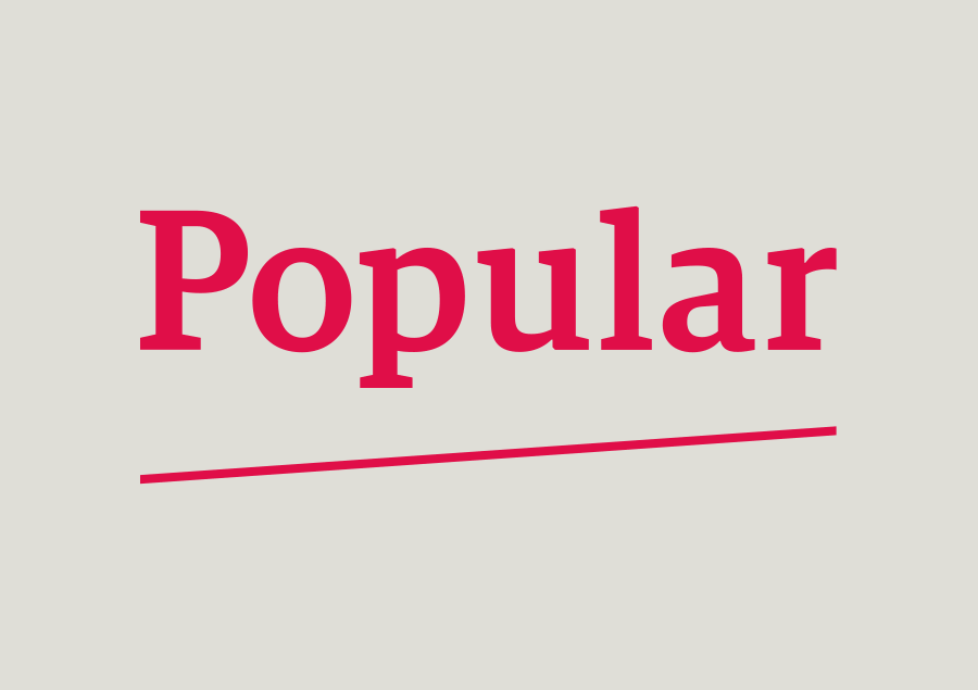 Popular Red Logo - Brand New: New Name, Logo, and Identity for Popular