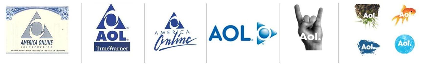 America Online Logo - America Online Logo Evolution