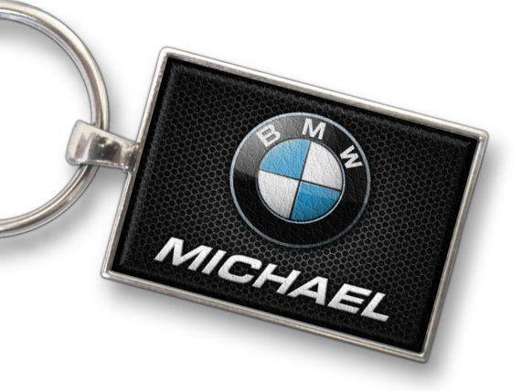 Custom BMW Logo - BMW Logo Emblem Personalized Metal and Faux Leather Custom