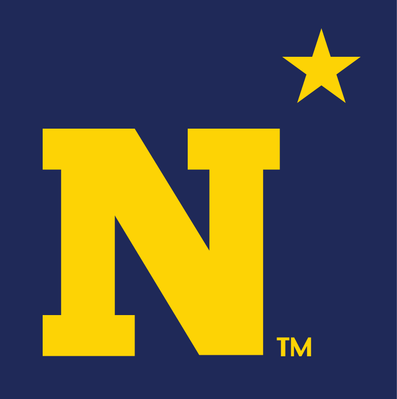 Navy Blue and Yellow Logo - Navy Midshipmen Alternate Logo Division I (n R) (NCAA N R