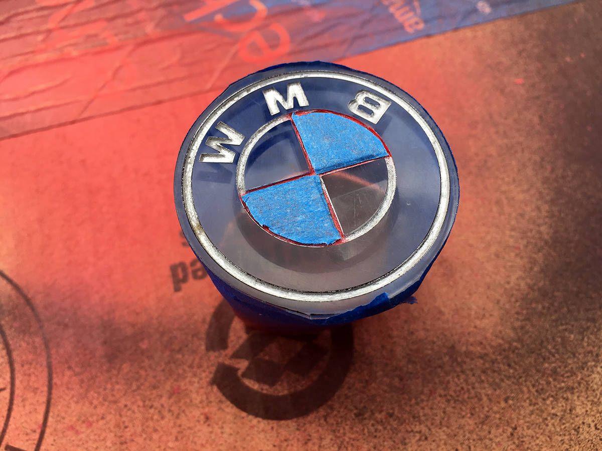 Custom BMW Logo - DIY Custom Color BMW Steering Wheel Roundel