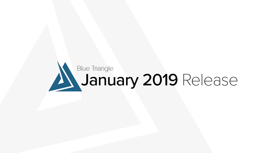 Blue Triangle Logo - Blue Triangle's January 2019 Release: New Features, Metrics