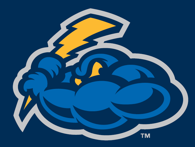 Blue Baseball Logo - Trenton Thunder Cap Logo - Eastern League (EL) - Chris Creamer's ...