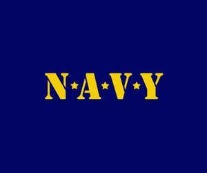 Navy Blue and Yellow Logo - US Navy | DecalGirl