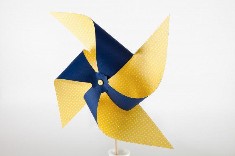 Navy Blue and Yellow Logo - Pinwheel Collection: Navy Blue + Yellow | Hip Hip Hurrah Pinwheels