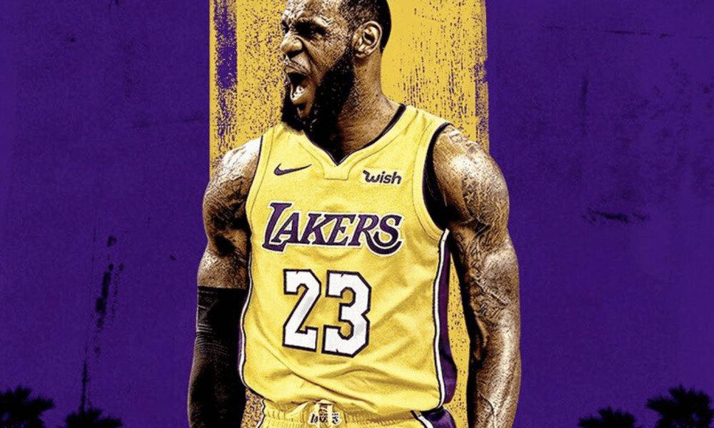 LeBron Lakers Logo - Your Daily Cartoon: Lakers logo gets a new look after LeBron James