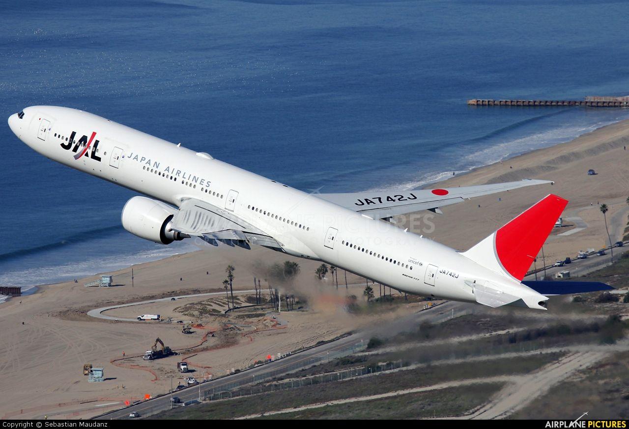Jal Japan Airlines Logo - JA742J - JAL - Japan Airlines Boeing 777-300ER at Los Angeles Intl ...
