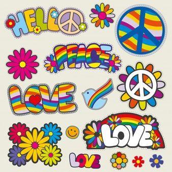 Hippie Style Logo - Hippie Vectors, Photo and PSD files