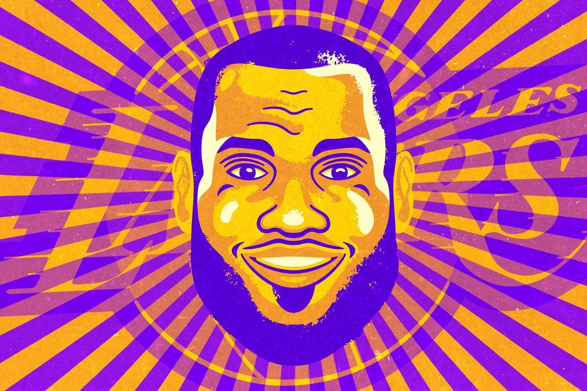 LeBron Lakers Logo - The King Has Landed: Making Sense of LeBron James in Purple and Gold ...