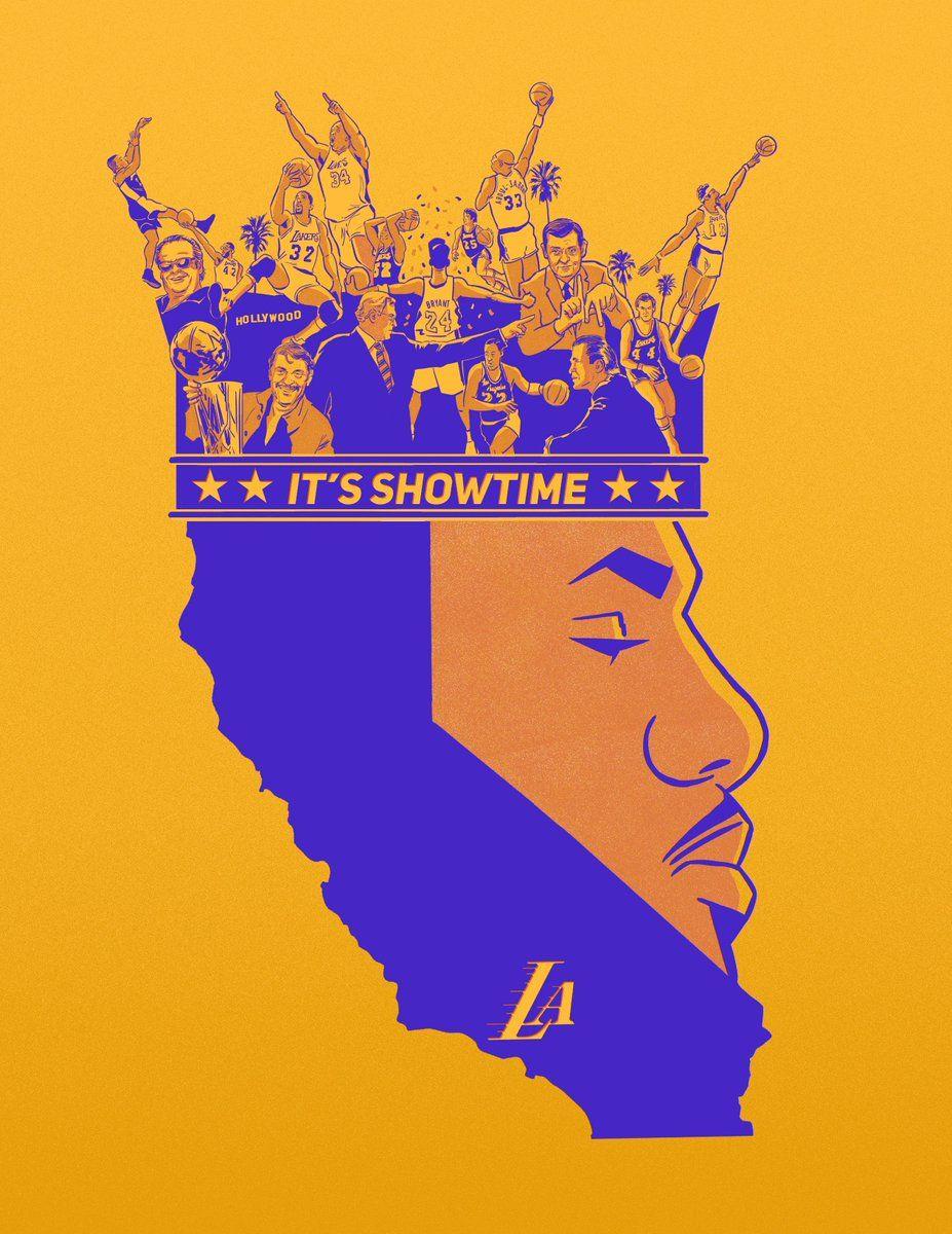 LeBron Lakers Logo - Jack Perkins of my LeBron Lakers billboard