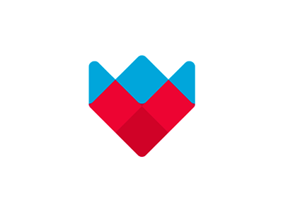Heart and Flower Logo - Heart, crown, flower, logo design symbol by Alex Tass, logo designer ...