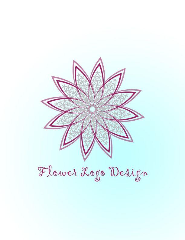Heart and Flower Logo - Flower Logo Design