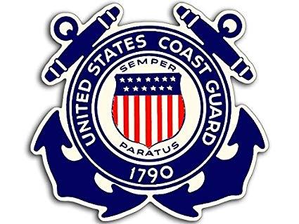 Us Coast Guard Official Logo - Amazon.com: Vintage U.S. Coast Guard Anchors 1790 Logo Sticker ...