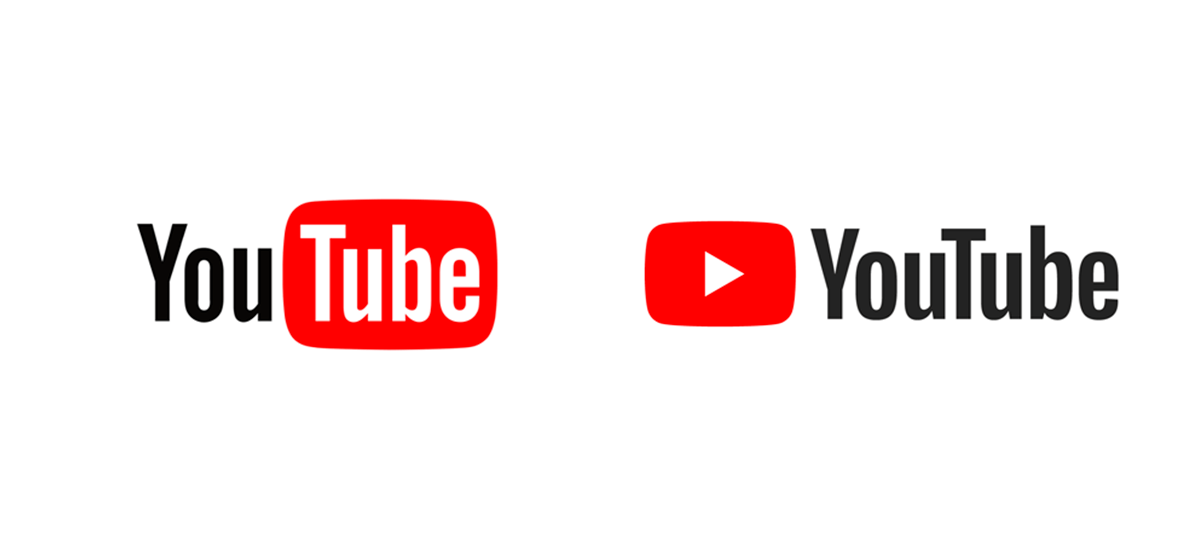 Old and New YouTube Logo - YouTube Press Play on New Identity Design - Good Stuff