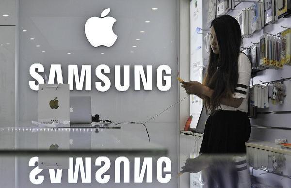 2014 Apple Company Logo - Samsung to launch new phone in China before Apple[2]- Chinadaily.com.cn