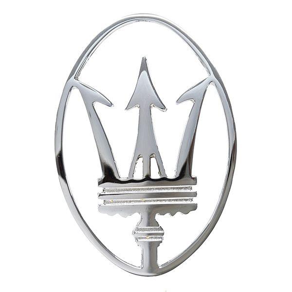 Maserati Trident Logo - MASERATI Oval Trident Emblem (Large) : Italian Auto Parts & Gagets