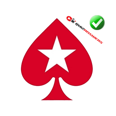 Ace of Spades White Star Logo - Red Spade With Star Logo - Logo Vector Online 2019