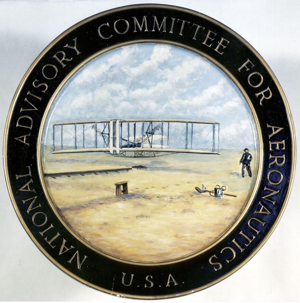Flying Foot Logo - National Advisory Committee for Aeronautics