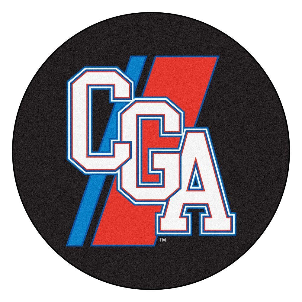 Us Coast Guard Official Logo - FANMATS NCAA U.S. Coast Guard Academy CGA Logo Black 2 ft. x 2 ft ...