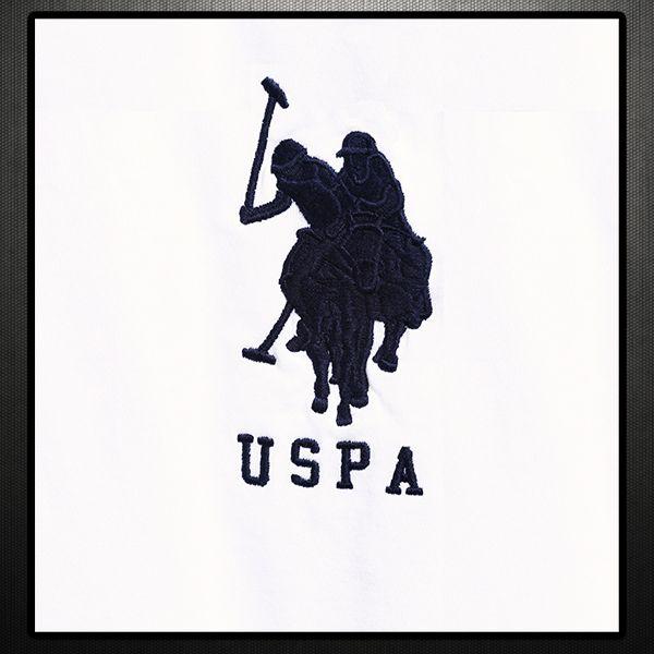 The U.S. Polo Logo - US Polo Assn White Crewneck Tshirt Big Pony Logo & Number 2 ...