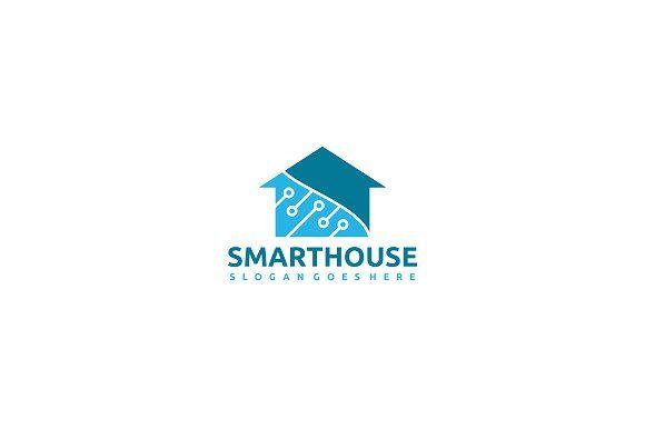 Smart Home Logo - Smart House Logo ~ Logo Templates ~ Creative Market