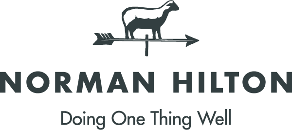 Hilton Clothing Logo - Norman Hilton, 1919 2011