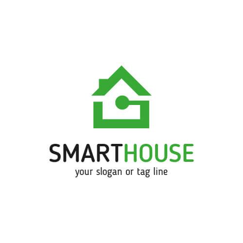 Smart Home Logo - Real Smart House company logo templates Vector | Free Download