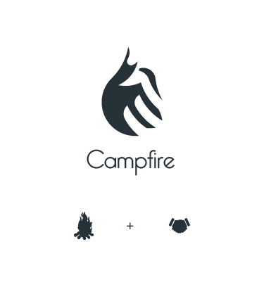 Campfire Logo - Campfire Logo Design – Ho's Portfolio