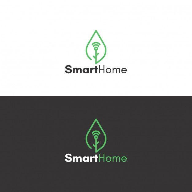 Smart House Logo - Ecologic smart home logo Vector | Free Download