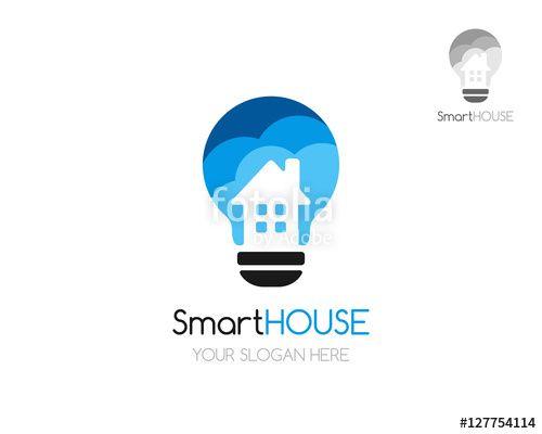 Smart House Logo - Smart House Logo Template. Stock Image And Royalty Free Vector