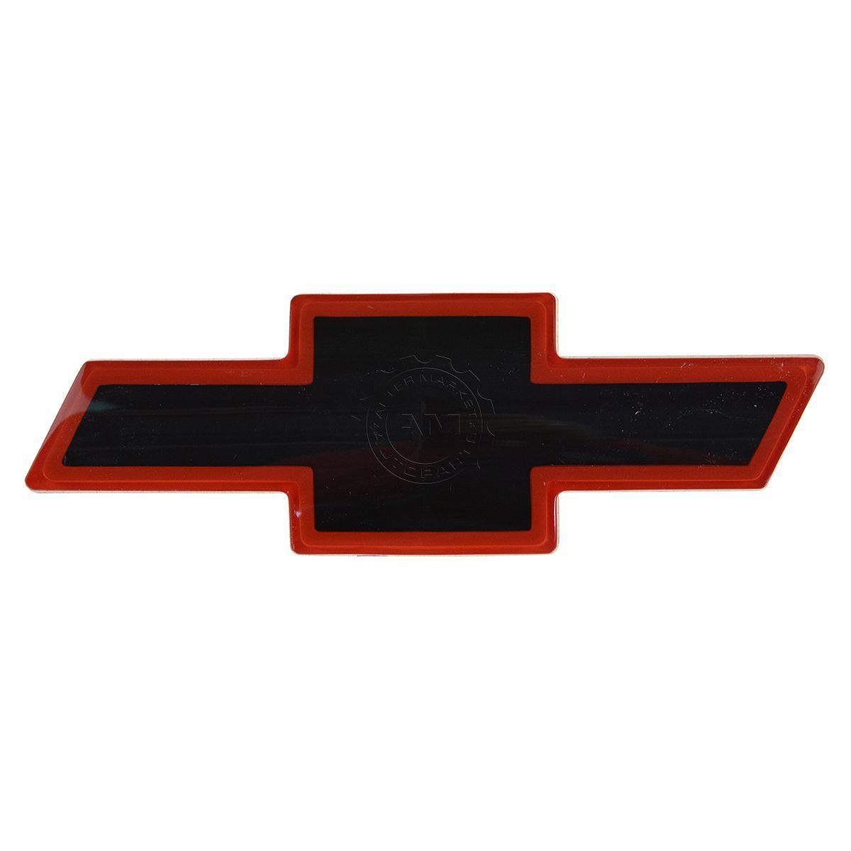Red Bowtie Logo - OEM 12543000 Grille Mounted Black & Red Bowtie Emblem for Chevy | eBay