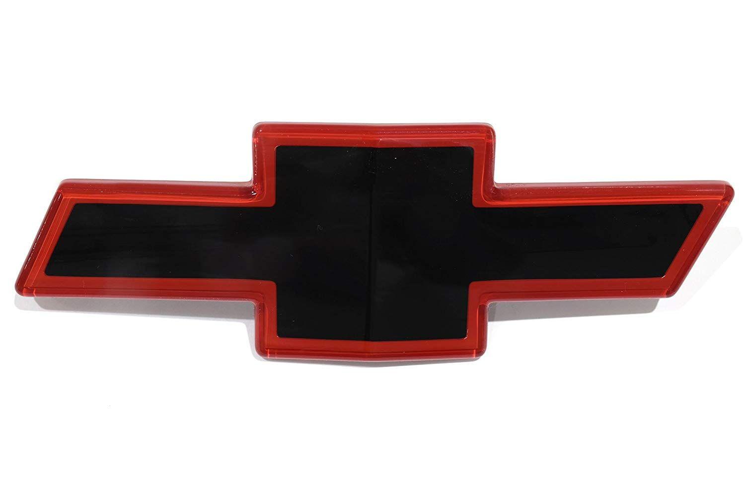 Red Bowtie Logo - OEM NEW Front Grille Bowtie Emblem Badge Black & Red 89