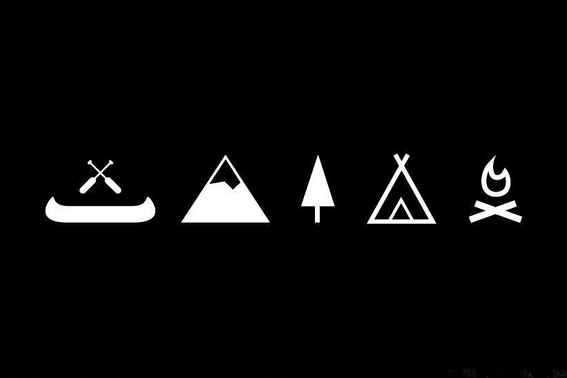 Campfire Logo - Campfire logo by ESCO. C A M P. Tattoos, Tattoo designs, Camping