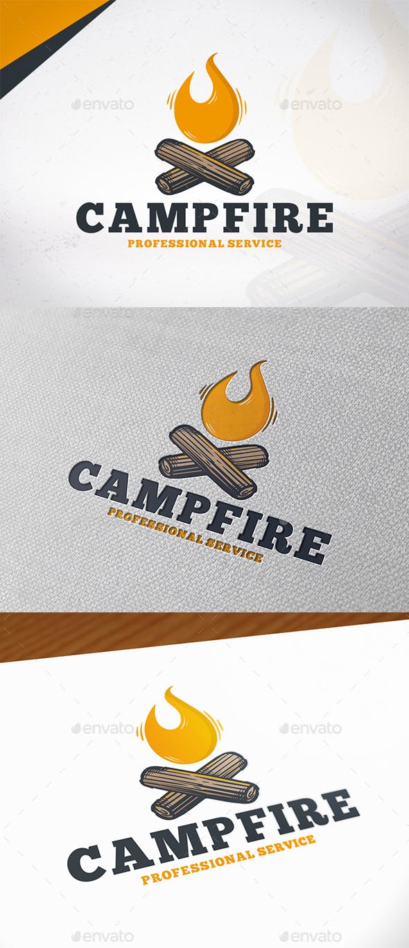 Campfire Logo - Campfire Logo Template by BossTwinsMusic | GraphicRiver