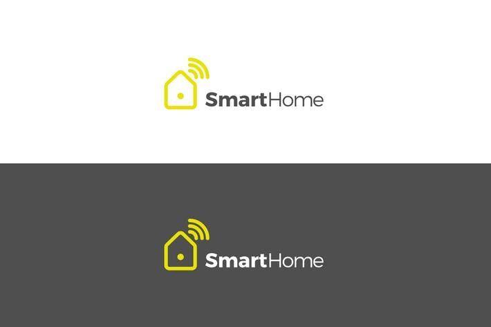Smart House Logo - Smart Home Logo Design by Sztufi | Infographic Design | Home logo ...