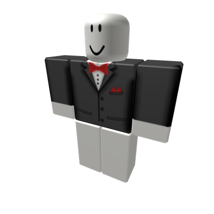 Red Bowtie Logo - Suit and Red Bowtie - Roblox