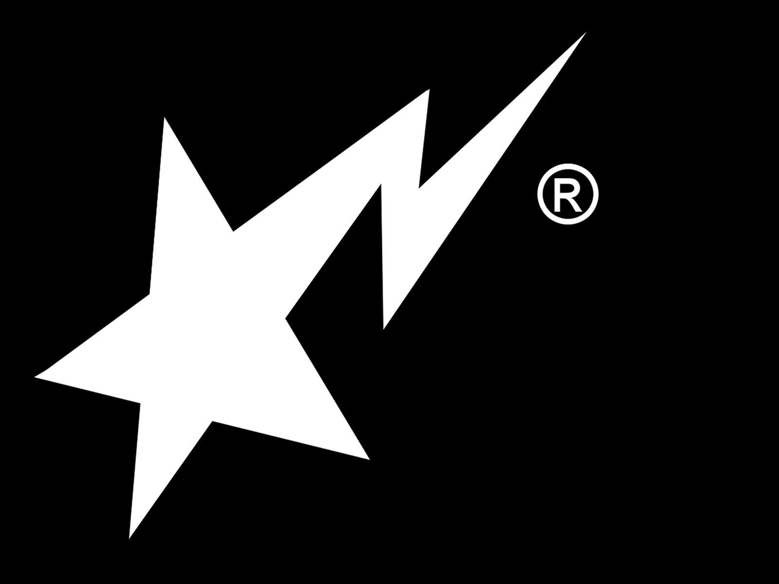 BAPE Red Lightning Logo - BAPEsta Lightning logo. Inspiration. Logos, Logo design, Branding
