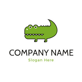 Green Cute Logo - Free Alligator Logo Designs | DesignEvo Logo Maker