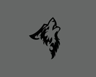 Howling Wolf Head Logo - Howling Wolf Designed