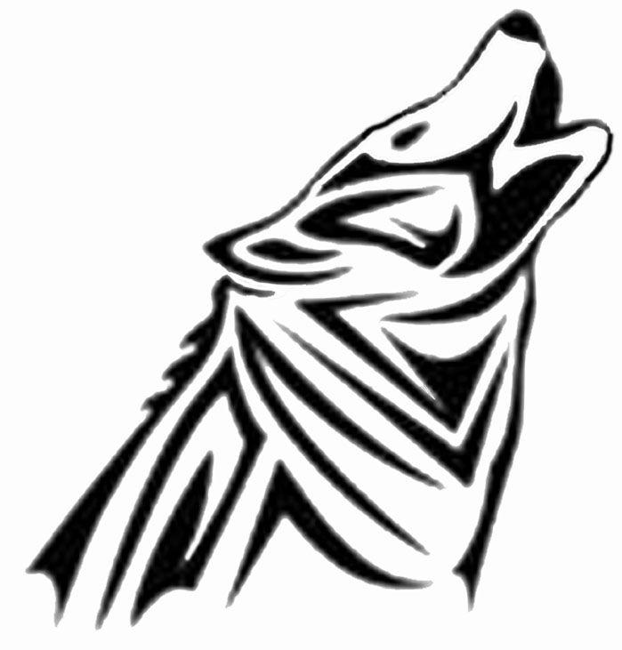 Howling Wolf Head Logo - Howling Wolf Head Logo 90820