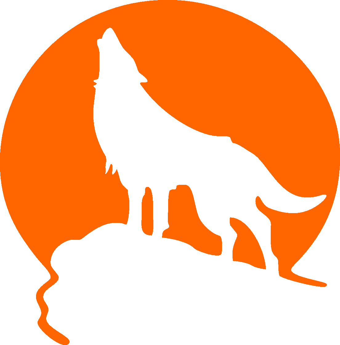 Orange Wolf Logo - Free Wolf Vector, Download Free Clip Art, Free Clip Art on Clipart ...