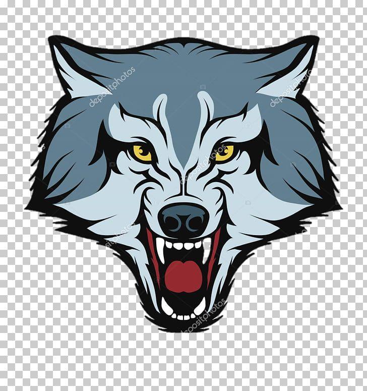 Howling Wolf Head Logo - wolf Head PNG clipart for free download
