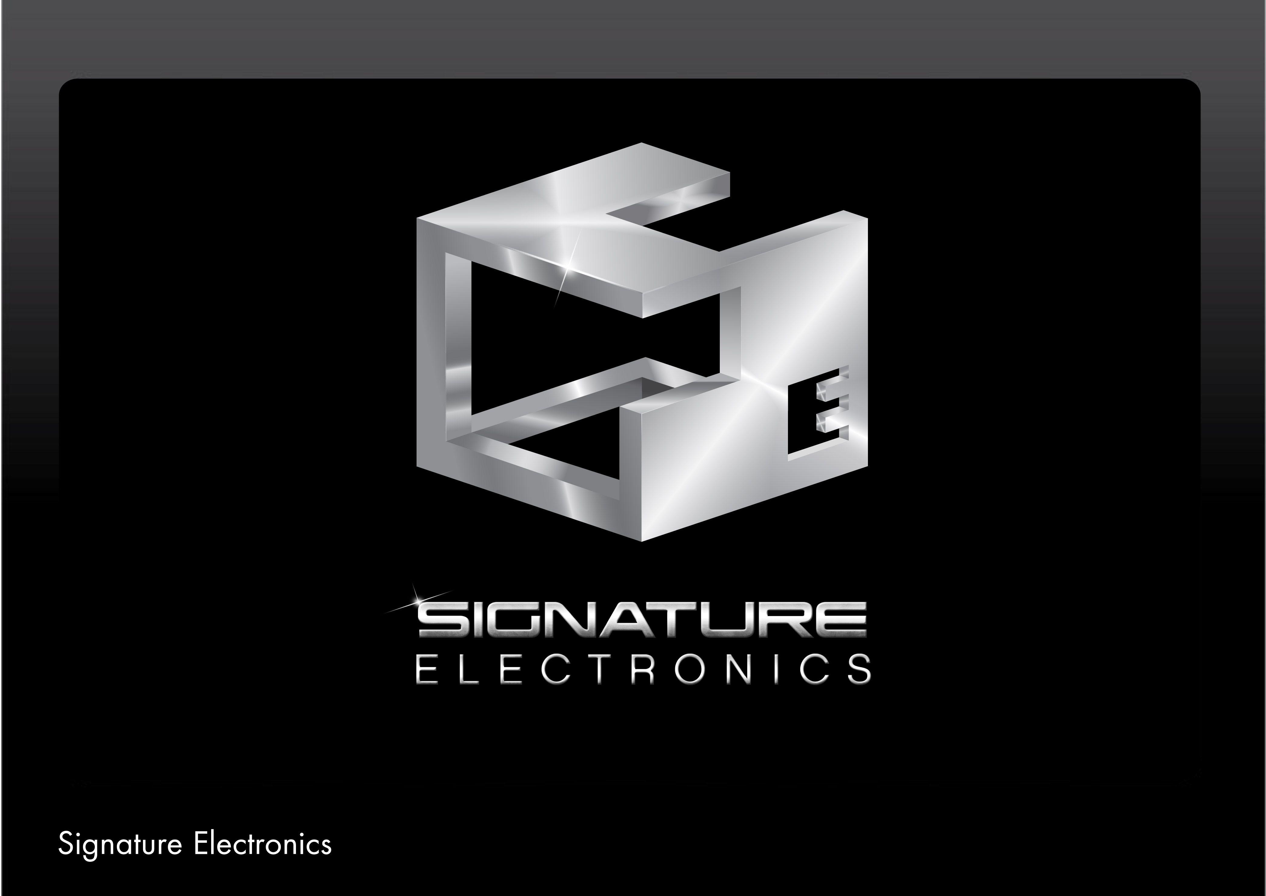 Sleek Engineering Logo - Electronics Company 3D Logo | Rosas Designs