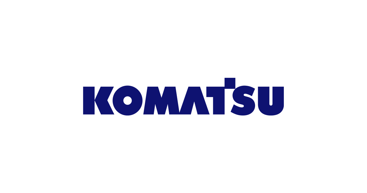 Warning Earth Diggers Company Logo - Komatsu Ltd.